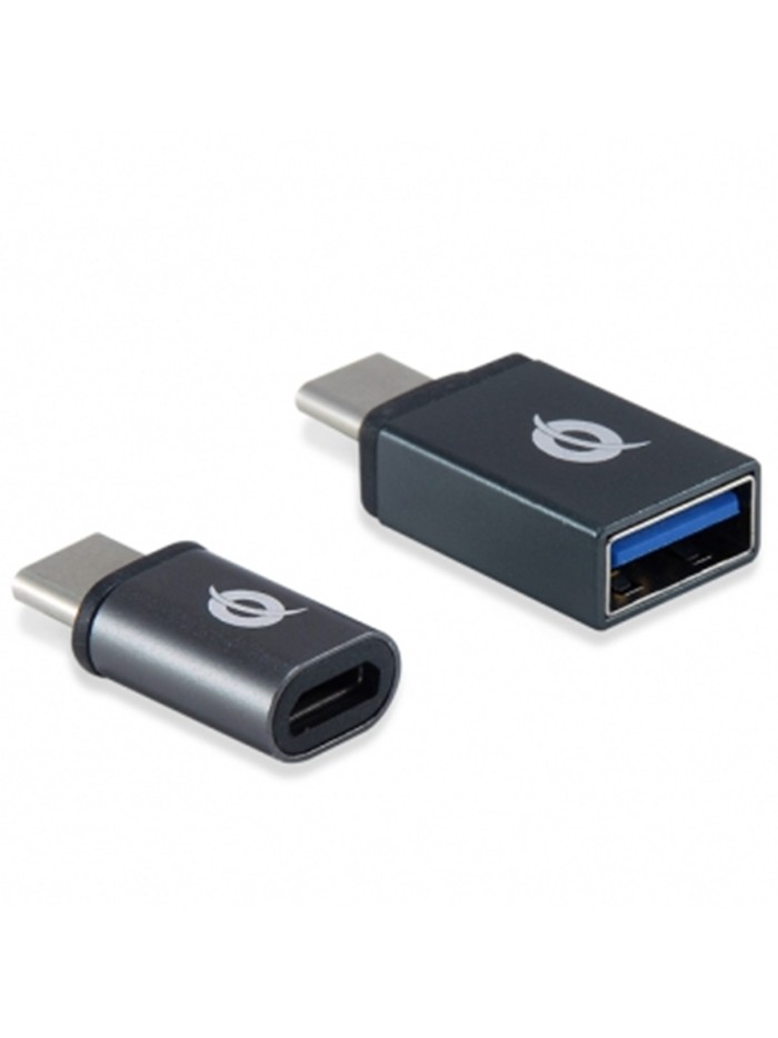 Kit adaptadores conceptronic usb tipo c 3.1 1ud usb - c a usb a hembra 3.0 1 ud usb - c a micro usb hembra Kit adaptadores conceptronic usb tipo c 3.1 1ud usb - c a usb a hembra 3.0 1 ud usb - c a micro usb hembra