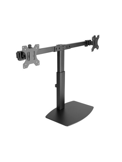 Soporte monitor de mesa tooq para 2 pantallas 17 pulgadas - 27 pulgadas