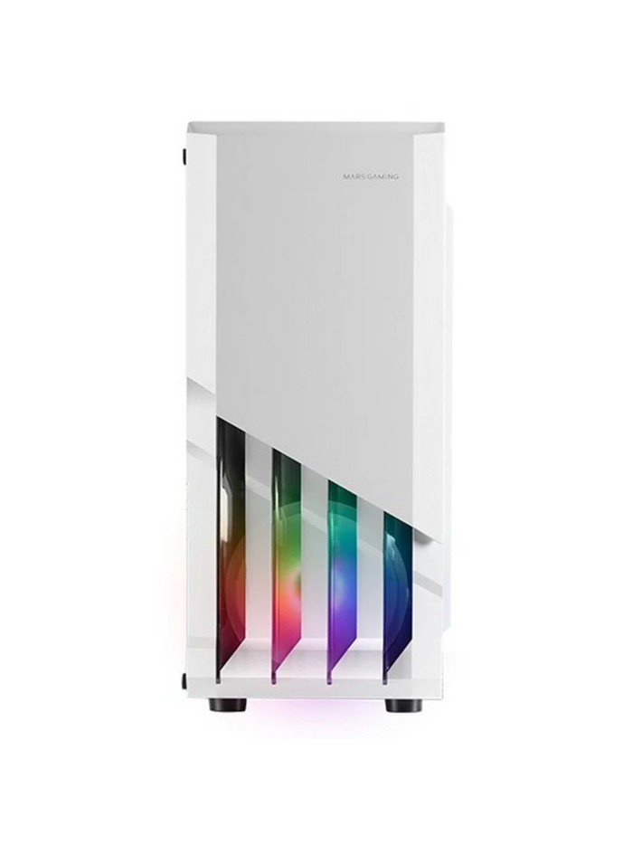 Caja ordenador mars gaming mc - x2 blanco atx 1 x usb 3.0 2 x usb 2.0 1 x 120mm 1 x 120mm frgb Caja ordenador mars gaming mc - x2 blanco atx 1 x usb 3.0 2 x usb 2.0 1 x 120mm 1 x 120mm frgb