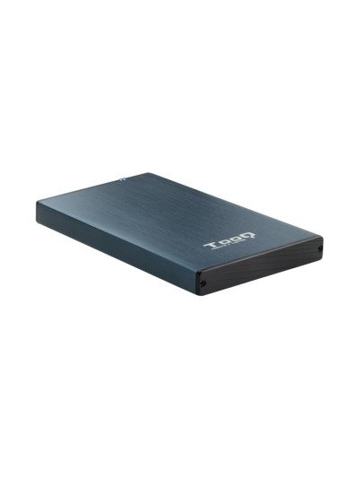 Caja externa tooq tqe - 2527pb 2.5 pulgadas 9 -5 mm sata usb 3.0 - 3.1 azul