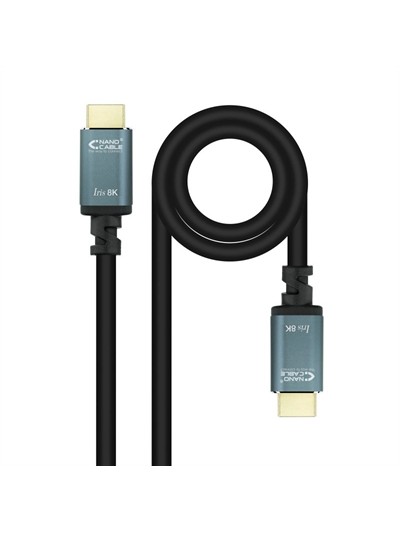 Cable hdmi 2.1 nanocable 8k 3m - macho - macho