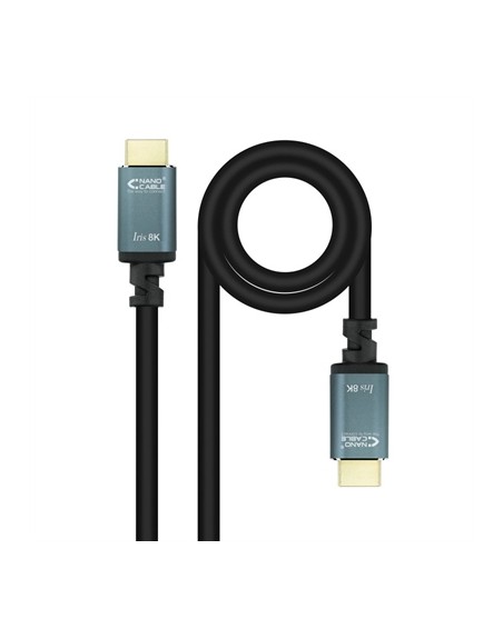 Cable hdmi 2.1 nanocable 8k 3m - macho - macho