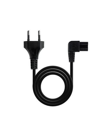 Cable alimentacion tipo philip nanocable 1.8m negro 1.8m - cee7 - 16 - m - c7 - acodado