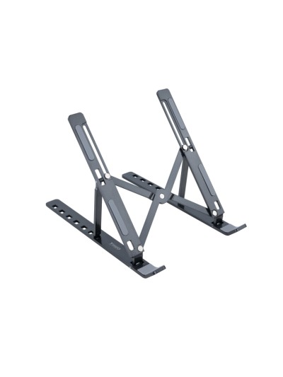 Soporte elevador tooq aluminio plegable portatiles gris