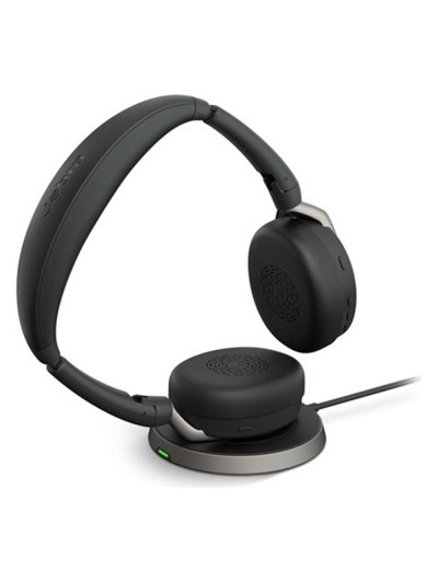 Auriculares jabra evolve2 65 flex ms stereo inalambrico negro