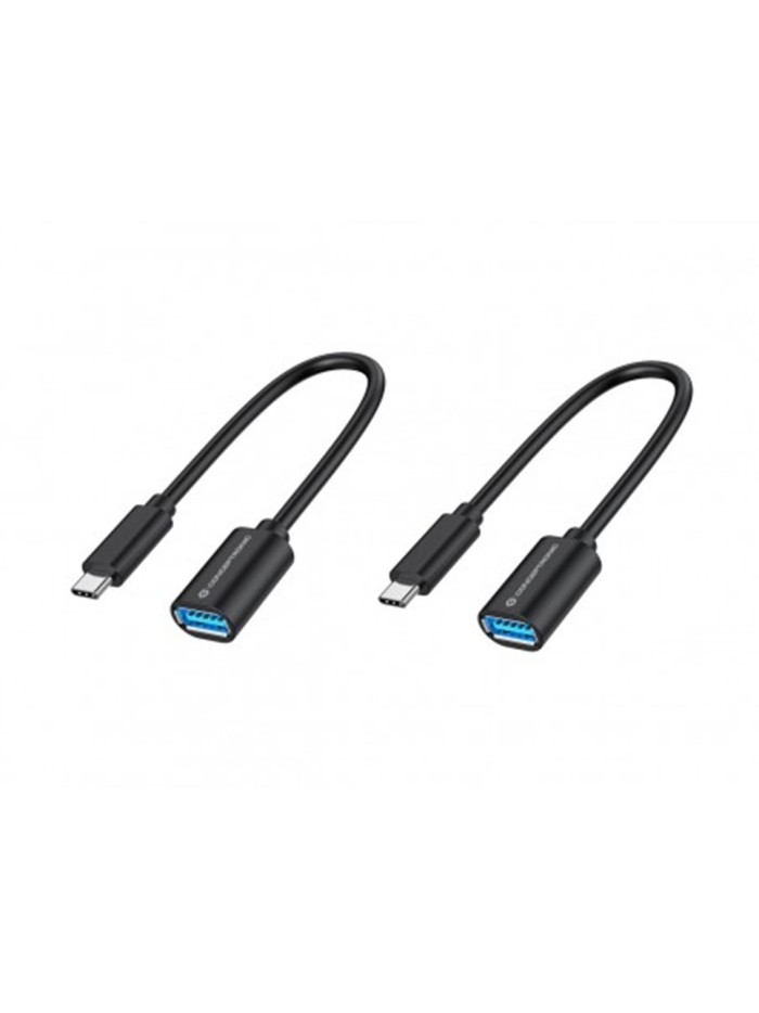 Adaptador usb tipo c a usb tipo a conceptronic 20cm - macho - hembra - pack 2 unidades Adaptador usb tipo c a usb tipo a conceptronic 20cm - macho - hembra - pack 2 unidades