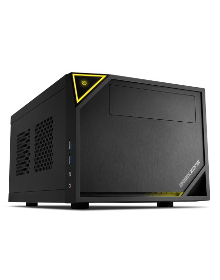 Caja sharkoon zone c10 mitx 2xusb3.0 sin fuente negro