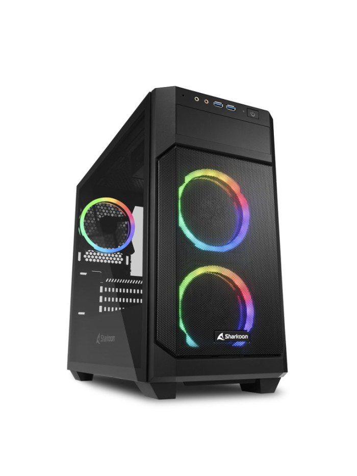 Caja ordenador gaming sharkoon v1000 matx 2 x usb 3.0 sin fuente rgb Caja ordenador gaming sharkoon v1000 matx 2 x usb 3.0 sin fuente rgb