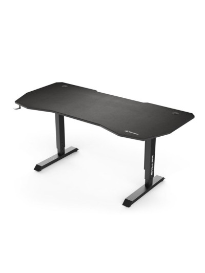 Mesa gaming sharkoon skiller sgd20 + alfombilla integrada negra