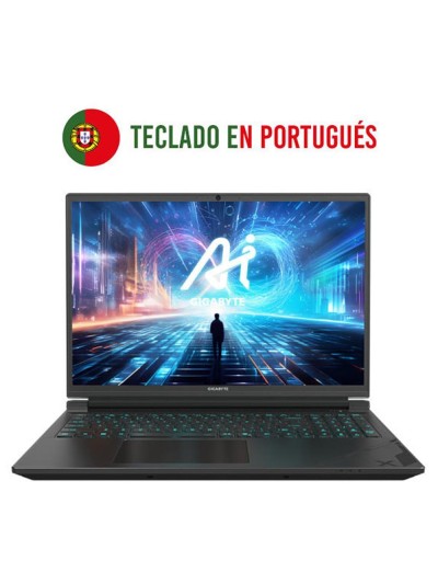 Portatil gigabyte g6x 9kg - 43pt854sd i7 - 136250hx 16gb ssd 1tb 16 pulgadas portugues