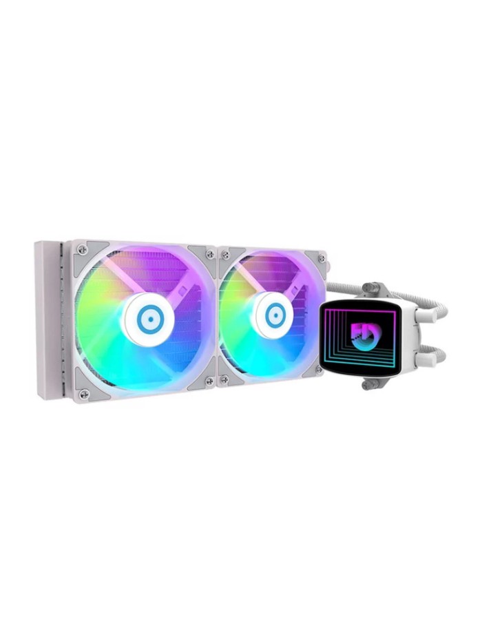 Kit de refrigeracion liquida hiditec lq240 argb 360mm white Kit de refrigeracion liquida hiditec lq240 argb 360mm white