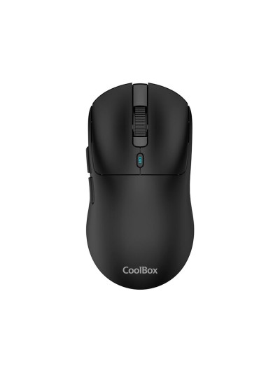 Mouse raton coolbox w03 ultraligero negro 10000 dpi gaming inalambrico rf+bt
