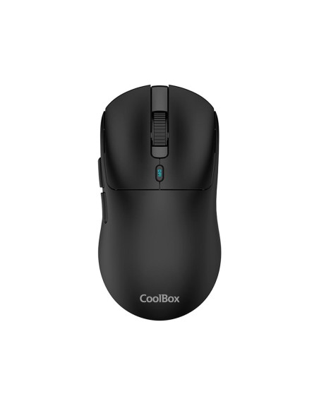 Mouse raton coolbox w03 ultraligero negro 10000 dpi gaming inalambrico rf+bt