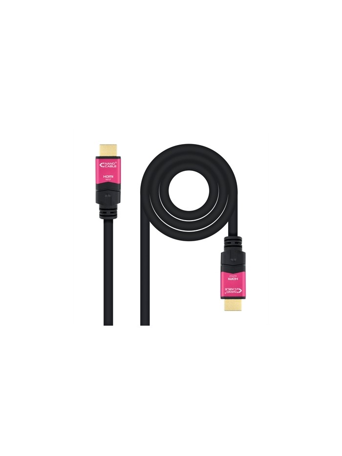 Cable hdmi 2.0 nanocable 4k 25m - macho - macho - negro Cable hdmi 2.0 nanocable 4k 25m - macho - macho - negro