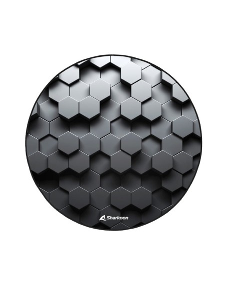 Alfombrilla suelo gaming sharkoon skiller sfm11 hex 120 cm
