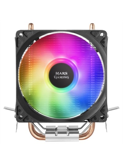 Ventilador disipador cpu mars gaming mcpuargb rgb negro