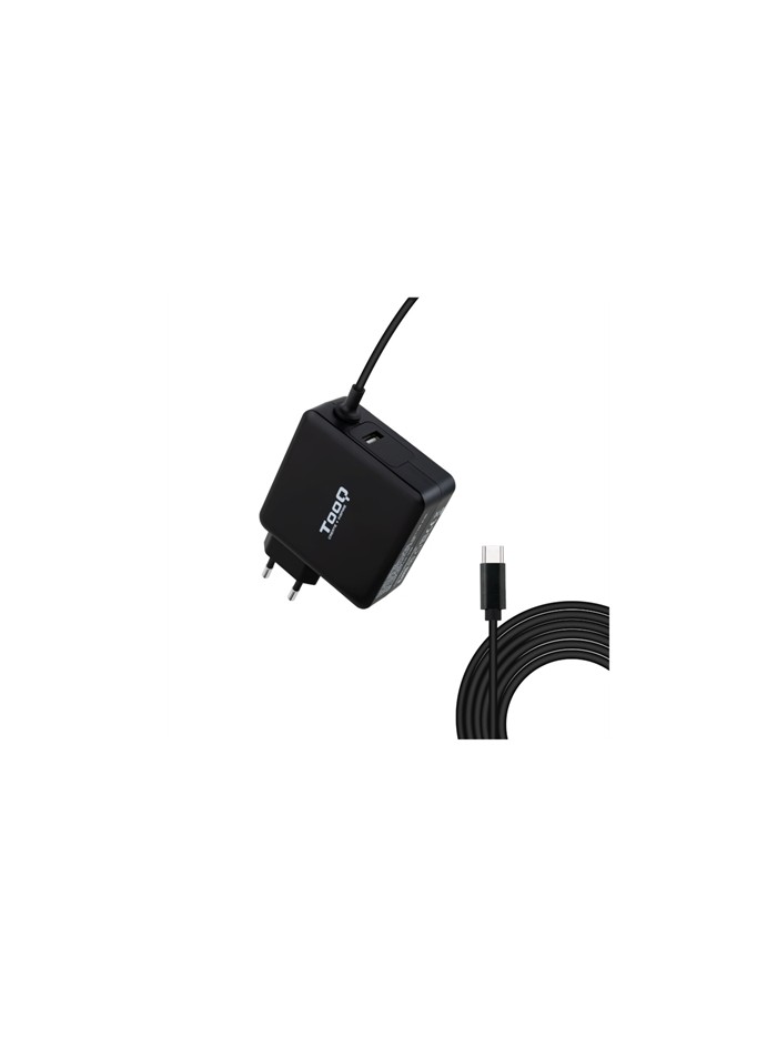 Cargador portatil tooq tqlc - usbc65pd 65w usb tipo c negro Cargador portatil tooq tqlc - usbc65pd 65w usb tipo c negro