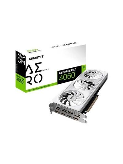Tarjeta grafica vga gigabyte rtx 4060 aero oc 8gb gddr6 gv - n4060aero oc - 8gd 1.0