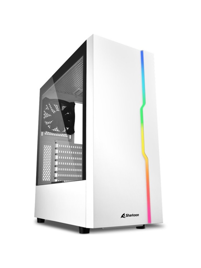 Caja sharkoon rgb slider atx 2xusb3.0 2xusb2.0 sin fuente blanco Caja sharkoon rgb slider atx 2xusb3.0 2xusb2.0 sin fuente blanco