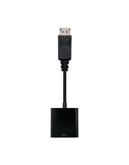 Adaptador displayport a svga nanocable macho - hembra 15cm negro