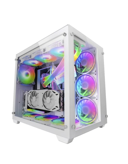 Caja ordenador mars gaming mcv3 premium xxl blanco e - atx 1 x usb 3.0 2 x usb 2.0