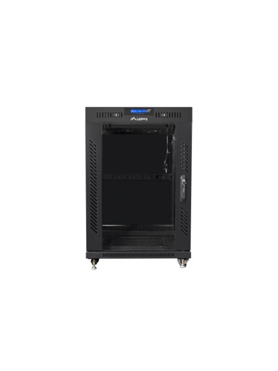 Armario lanberg rack 19 pulgadas 15u 600x600 negro