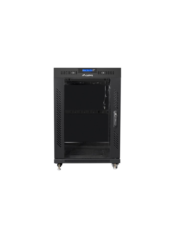 Armario lanberg rack 19 pulgadas 15u 600x600 negro Armario lanberg rack 19 pulgadas 15u 600x600 negro
