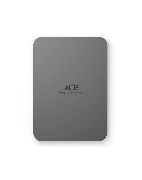 Disco duro externo lacie mobile secure 4tb 2.5 pulgadas usb tipo c gris