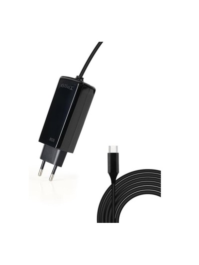 Cargador de pared tooq tqlc - usbcgan90pd - c 90w usb tipo c negro