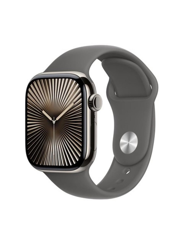 Smartwatch apple watch series 10 gps + cell 42mm natural titanium stone grey sport band s - m Smartwatch apple watch series 10 gps + cell 42mm natural titanium stone grey sport band s - m
