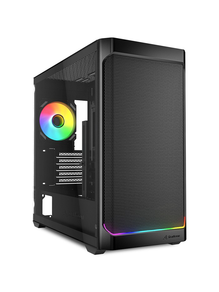 Caja gaming sharkoon vk2 rgb atx negro 3xvent 120mm 2xusb sn fuente Caja gaming sharkoon vk2 rgb atx negro 3xvent 120mm 2xusb sn fuente