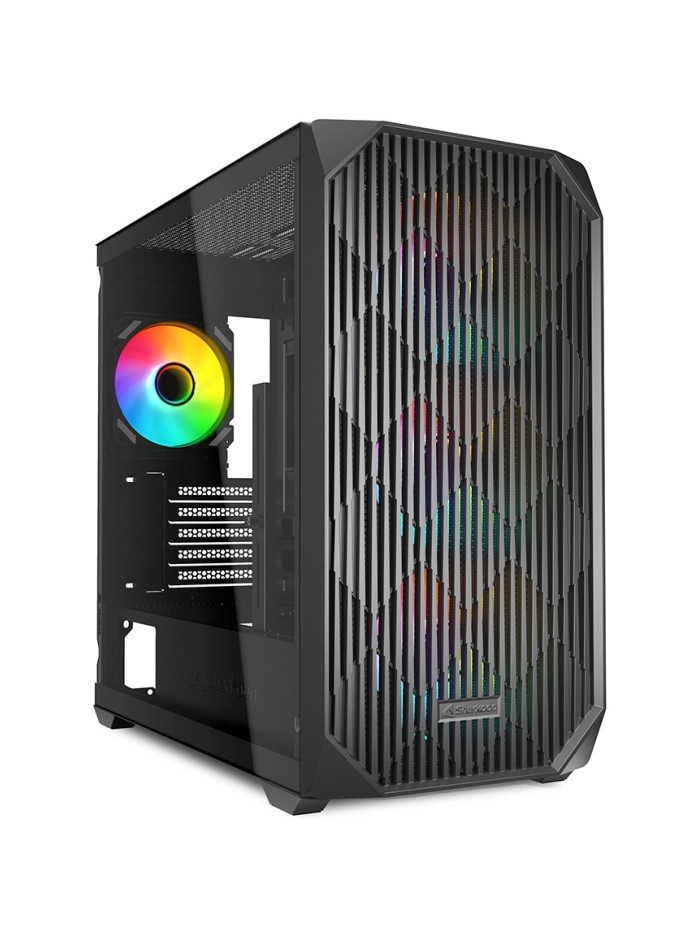 Caja gaming sharkoom mk3 matx negro 3xvent 120mm 3xusb sn fuente Caja gaming sharkoom mk3 matx negro 3xvent 120mm 3xusb sn fuente