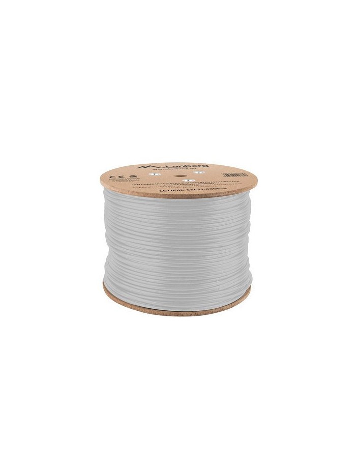 Bobina cat.6a lanberg ftp 305m rj45 solid cobre lszh cpr fluke teste awg24 gris Bobina cat.6a lanberg ftp 305m rj45 solid cobre lszh cpr fluke teste awg24 gris