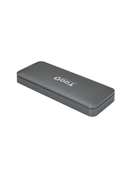 Caja externa tooq tqe - 2281g para ssd m.2 usb tipo c gris