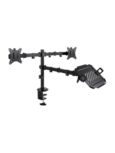 Soporte mesa tooq vesa hasta 32 pulgadas 100x100mm max 9kg - brazo