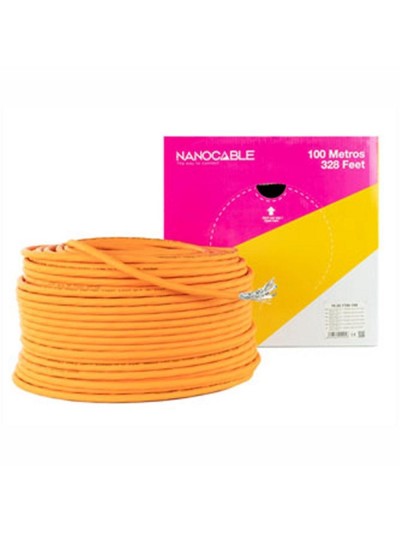 Bobina cable red lszh cat7 rj45 nanocable 100m awg23