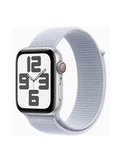 Smartwatch apple watch se gps + cell 44mm silver aluminium blue sport loop