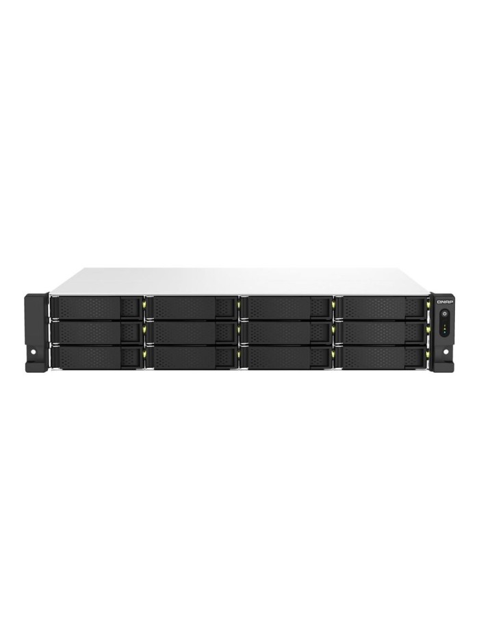 Servidor nas qnap ts - 1264u - rp - 8g 12 bahias 2u rack 8gb gigabit ethernet Servidor nas qnap ts - 1264u - rp - 8g 12 bahias 2u rack 8gb gigabit ethernet