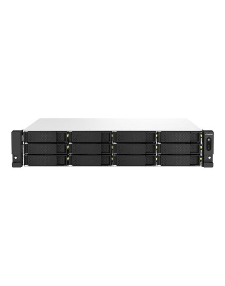 Servidor nas qnap ts - 1264u - rp - 8g 12 bahias 2u rack 8gb gigabit ethernet