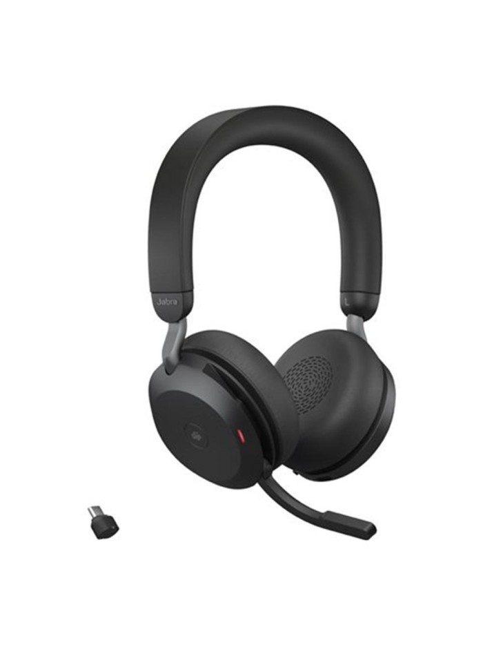 Auriculares jabra evolve2 75 ms stereo inalambrico negro Auriculares jabra evolve2 75 ms stereo inalambrico negro