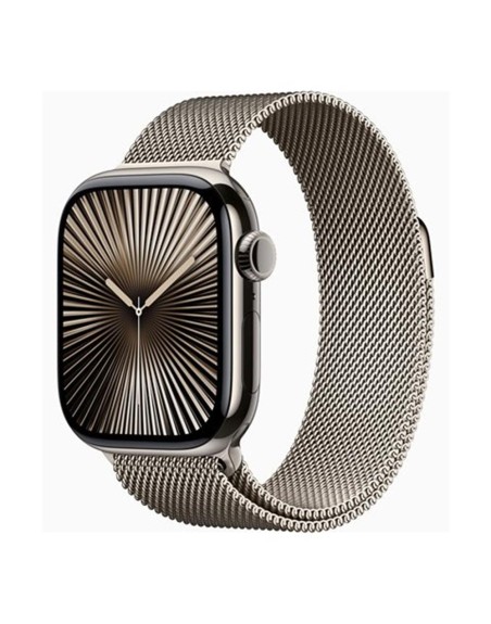 Smartwatch apple watch series 10 gps + cell 42mm natural titanium milanese loop m - l