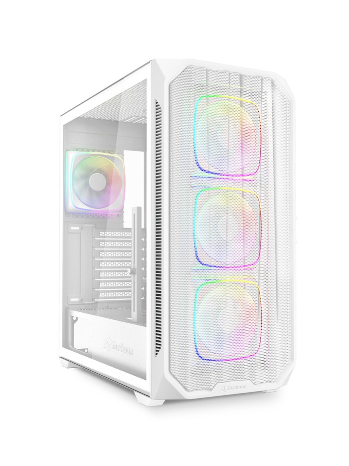 Caja gaming sharkoo nak5m rgb atx blanco 4xvent 120mm 3xusb sn fuente Caja gaming sharkoo nak5m rgb atx blanco 4xvent 120mm 3xusb sn fuente