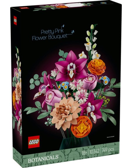 Lego ramo de flores fantasía en rosa