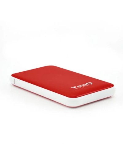 Carcasa disco duro tooq tqe - 2528r 2.5 pulgadas sata3 micro usb roja