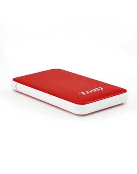 Carcasa disco duro tooq tqe - 2528r 2.5 pulgadas sata3 micro usb roja