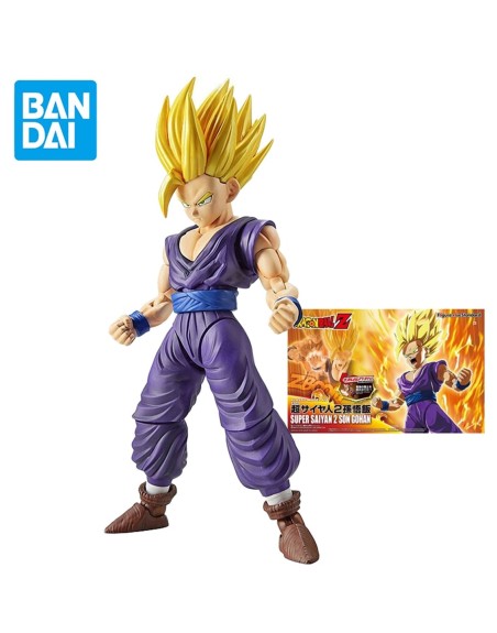 Figura bandai dragon ball z son gohan super saiyan 2 modelo kit 14 cm rise standard