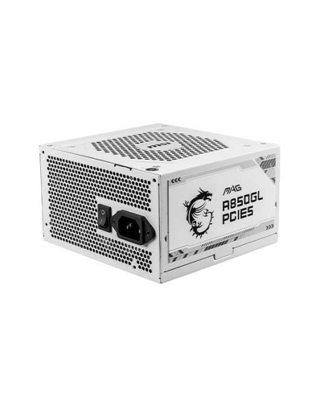 Fuente de alimentacion atx 850w msi mag a850gl white 80+ glod