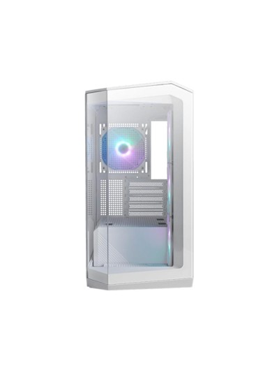 Caja ordenador gaming msi mag pano m100r pz m - atx rgb cristal templado white