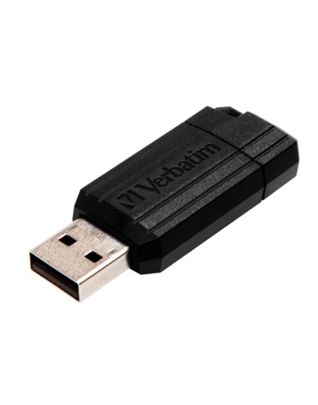 Memoria usb 2.0 verbatim pinstripe 16gb negro