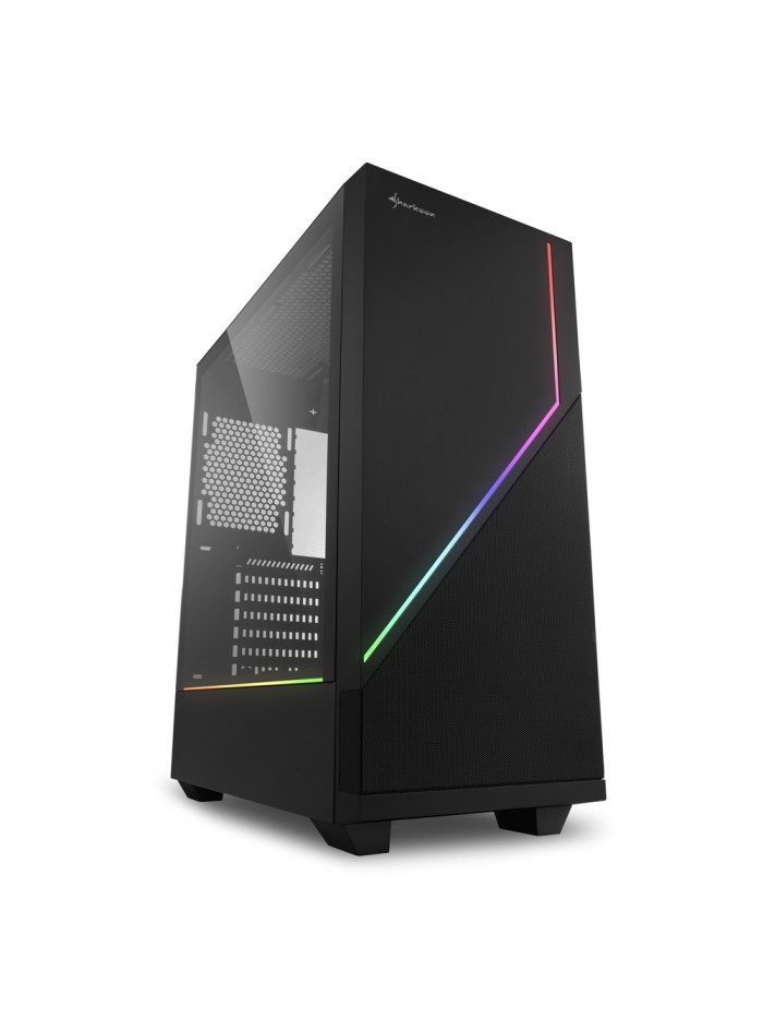 Caja sharkoon rgb flow atx 2xusb3.0 sin fuente Caja sharkoon rgb flow atx 2xusb3.0 sin fuente